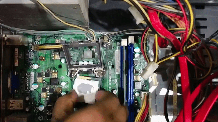 removing dual core processor from motherboard