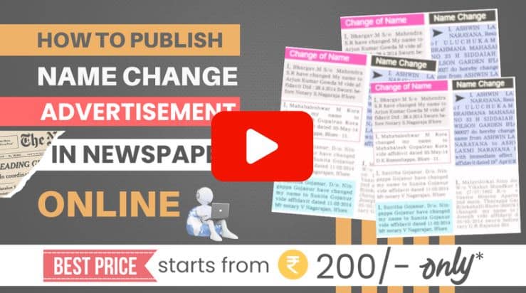 How To Publish Name Change Ad In Newspaper Online